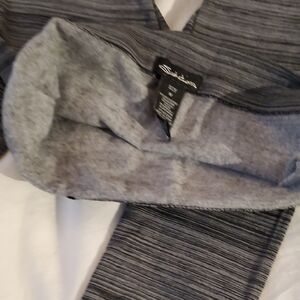 NWT Kids Striped Gray Leggings, Fleece Inside To Keep You Warm